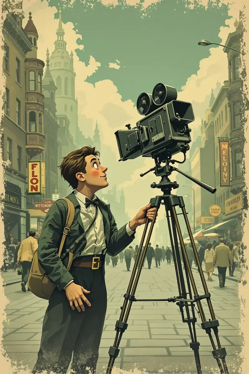 摄影师 The Cameraman 1928 电影海报